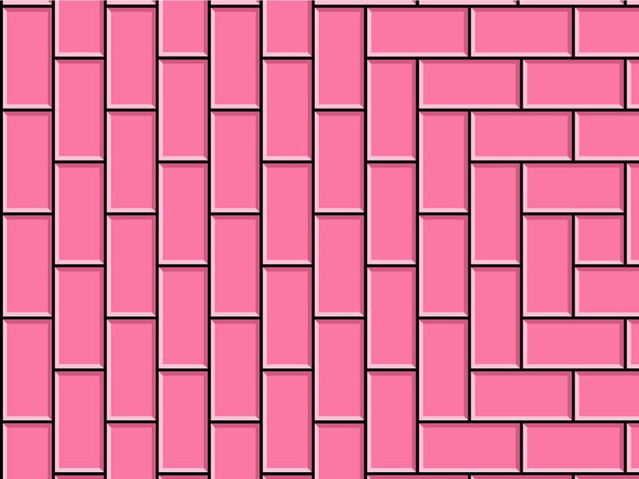 Pink  Brick Vinyl Wrap Pattern~Rwraps Series 914 Digitally Printed Vinyl Wrap~0