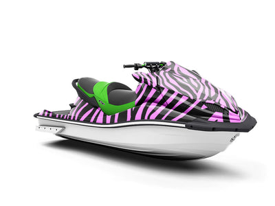 Pink Zebra Jet Ski Vinyl Customized Wrap