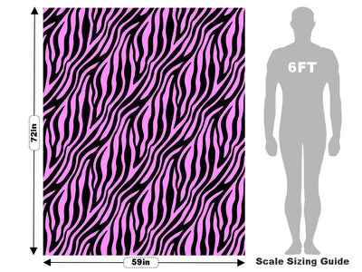 Pink Zebra Vehicle Wrap Scale~Rwraps Series 914 Pink Zebra Measurements~2
