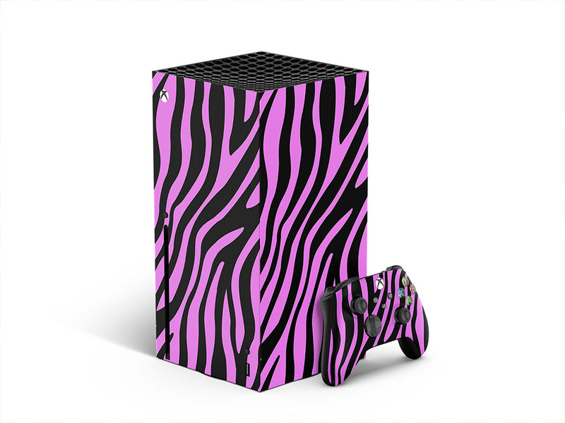 pink zebra animal print XBOX DIY Decal
