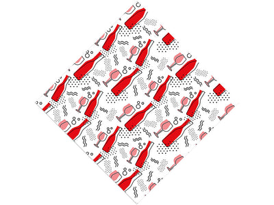 Pinot Noir Alcohol Vinyl Wrap Pattern