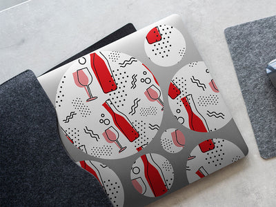 pinot noir alcohol DIY Laptop Stickers