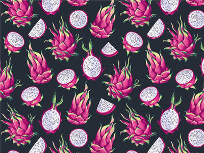 Pitaya Passion Fruit Vinyl Wrap Pattern~Rwraps Series 914 Digitally Printed Vinyl Wrap~0