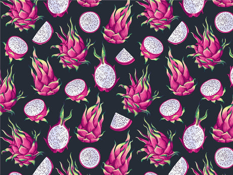 Pitaya Passion Fruit Vinyl Wrap Pattern~Rwraps Series 914 Digitally Printed Vinyl Wrap~0