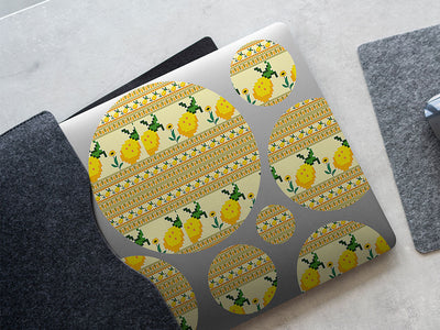 pixapple fruit DIY Laptop Stickers