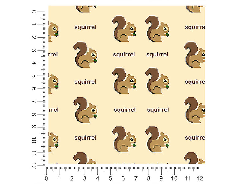 pixel acorns animal 1ft x 1ft Craft Sheets