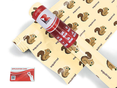 pixel acorns animal Craft Vinyl Roll