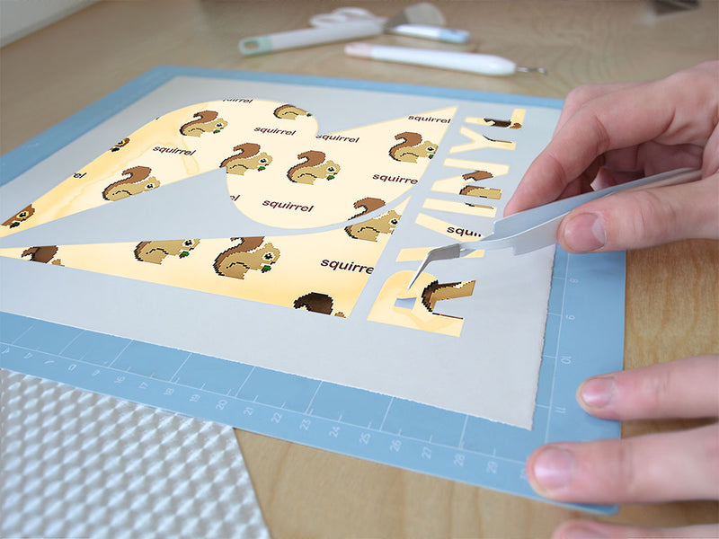 pixel acorns animal Easy Weed Craft Vinyl