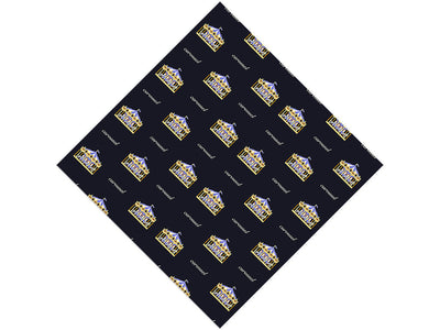 Pixel Carousel Circus Vinyl Wrap Pattern