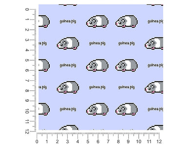 pixel cavy animal 1ft x 1ft Craft Sheets