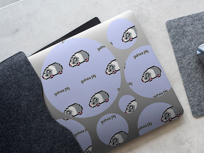 pixel cavy animal DIY Laptop Stickers