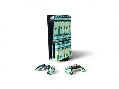 pixel celebrations alcohol Sony PS5 DIY Skin