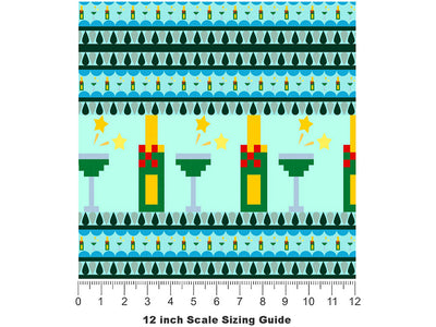 Pixel Celebrations Alcohol Vinyl Film Pattern Size 12 inch Scale~Rwraps Pixel Celebrations Alcohol Sizing Chart~2