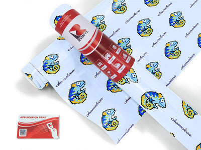 pixel chameleons animal Craft Vinyl Roll