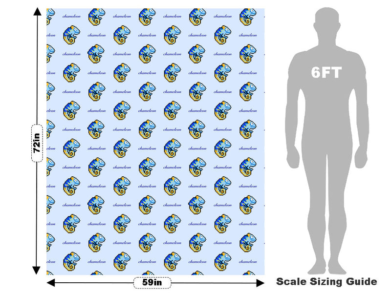 Pixel Chameleons Reptile Vehicle Wrap Scale~Rwraps Series 914 Pixel Chameleons Reptile Measurements~1