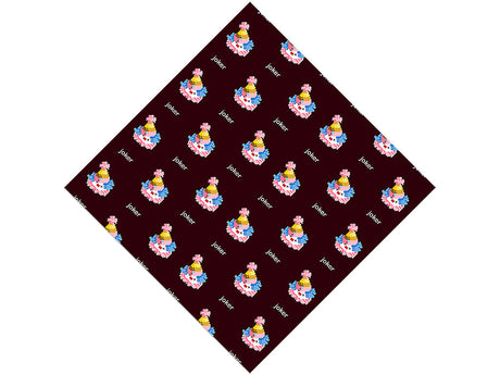 Pixel Clown Circus Vinyl Wrap Pattern