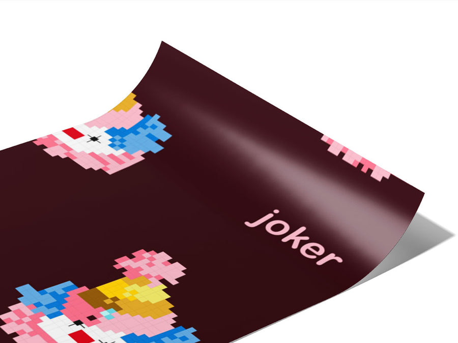 Pixel Clown Circus Vinyl Wraps~Rwraps Series 914 Digitally Printed Vinyl Wrap~0