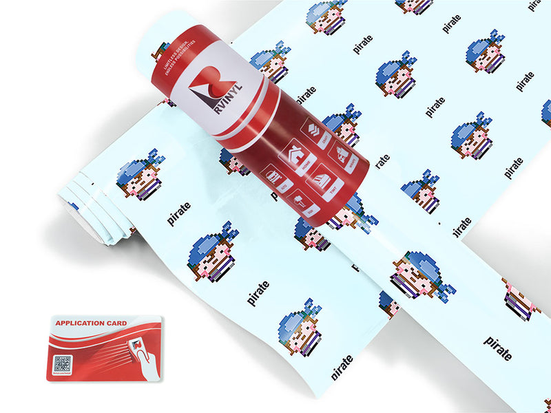 pixel crew pirate Craft Vinyl Roll