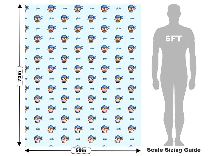 Pixel Crew Pirate Vehicle Wrap Scale~Rwraps Series 914 Pixel Crew Pirate Measurements~1