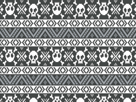 Pixel Death Halloween Vinyl Wrap Pattern~Rwraps Series 914 Digitally Printed Vinyl Wrap~0