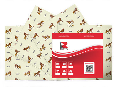 pixel faun animal Craft Vinyl Sheet Pack