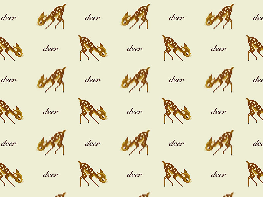 Pixel Faun Animal Vinyl Wrap Pattern~Rwraps Series 914 Digitally Printed Vinyl Wrap~0