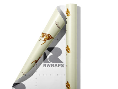 Pixel Faun Animal Wrap Film Sheets~Rwraps Series 914 Pixel Faun Animal Scrolled Sheet~3