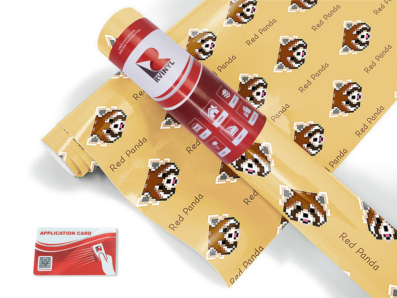 pixel fire animal Craft Vinyl Roll
