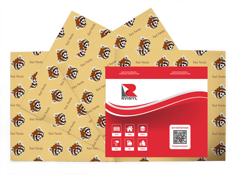 pixel fire animal Craft Vinyl Sheet Pack