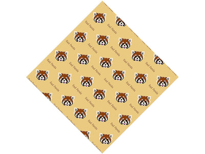 Pixel Fire Animal Vinyl Wrap Pattern