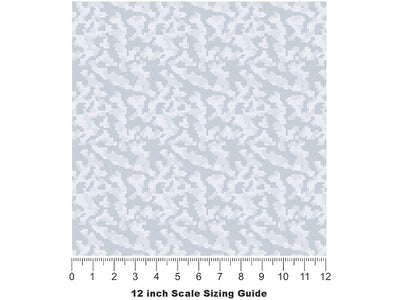 Pixel Ice Camouflage Vinyl Film Pattern Size 12 inch Scale~Rwraps Pixel Ice Camouflage Sizing Chart~3