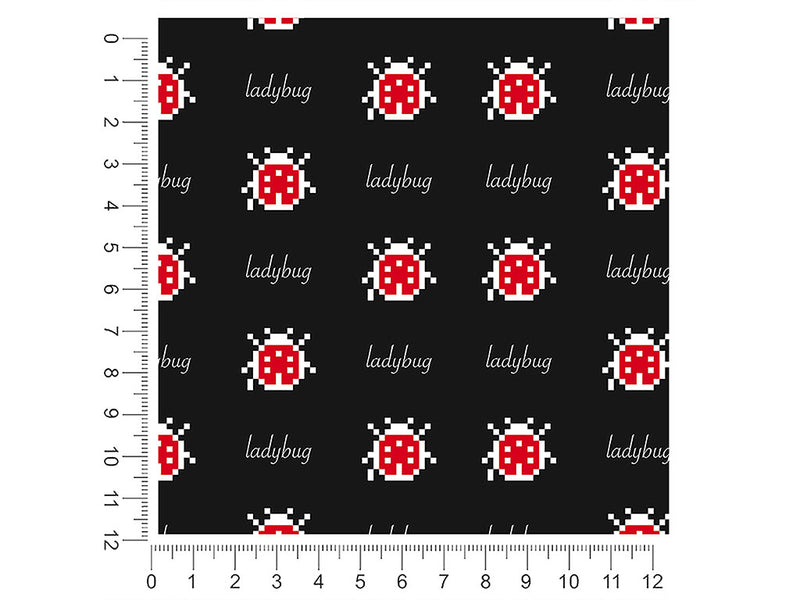 pixel luck bug 1ft x 1ft Craft Sheets