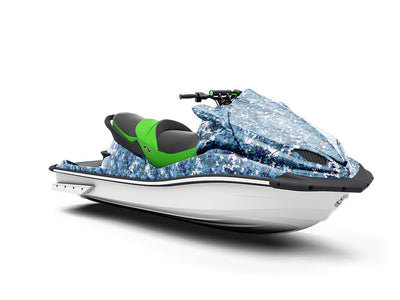 Pixel Peacock Camouflage Jet Ski Vinyl Customized Wrap