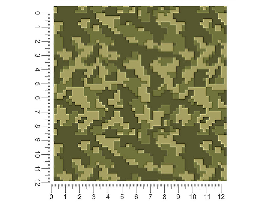 pixel perfect camouflage 1ft x 1ft Craft Sheets