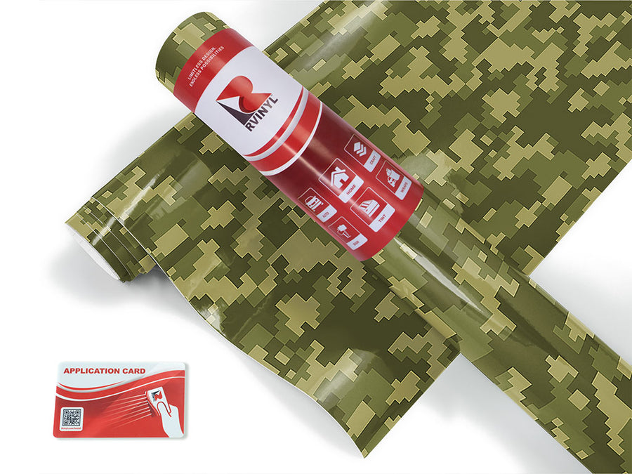 pixel perfect camouflage Craft Vinyl Roll