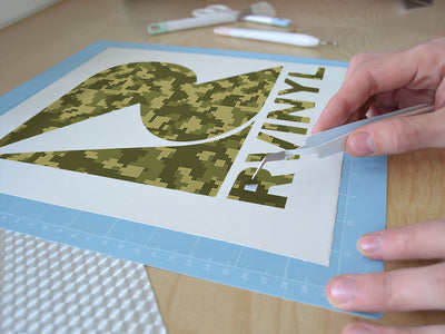 pixel perfect camouflage Easy Weed Craft Vinyl