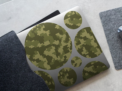 pixel perfect camouflage DIY Laptop Stickers