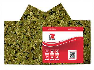 pixel plains camouflage Craft Vinyl Sheet Pack