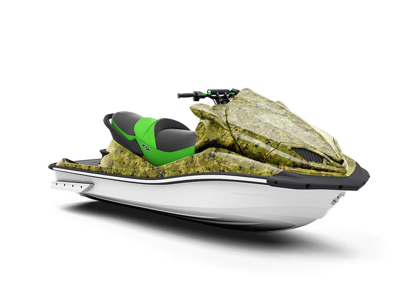 Pixel Plains Camouflage Jet Ski Vinyl Customized Wrap