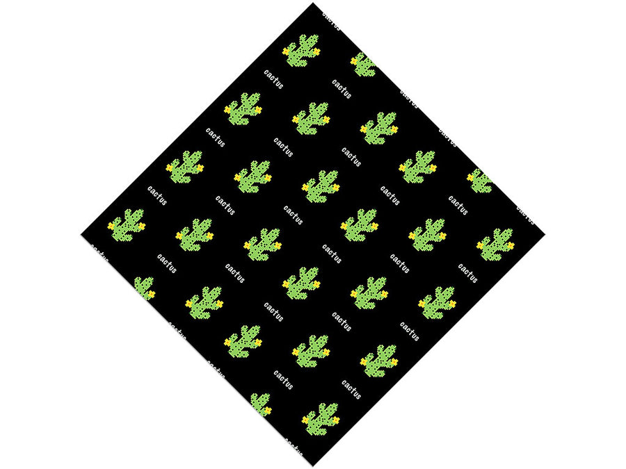 Pixel Pricks Cacti Vinyl Wrap Pattern