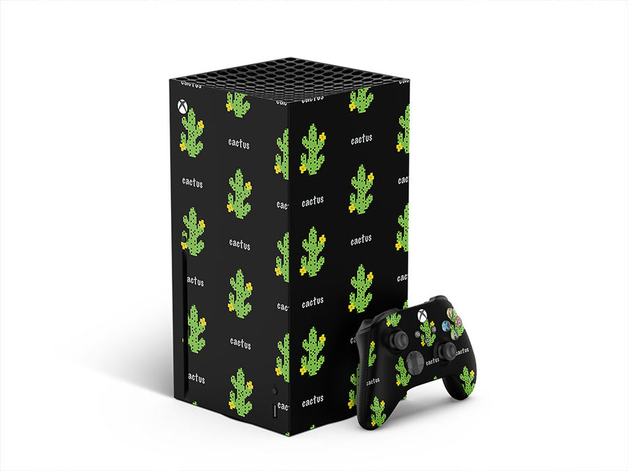 pixel pricks cactus XBOX DIY Decal