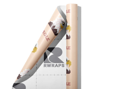 Pixel Pride Birds Wrap Film Sheets~Rwraps Series 914 Pixel Pride Birds Scrolled Sheet~3