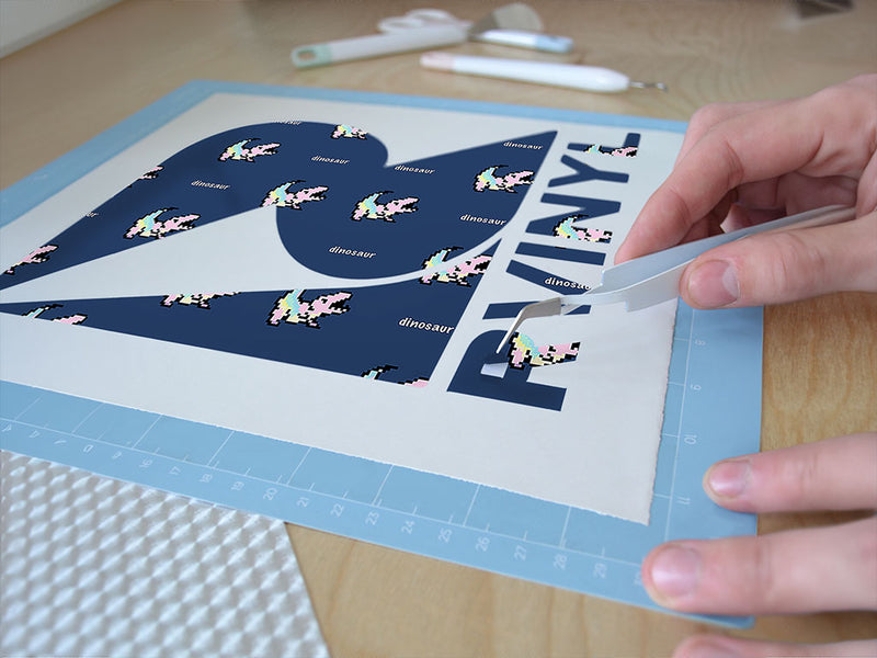 pixel rex dinosaur Easy Weed Craft Vinyl