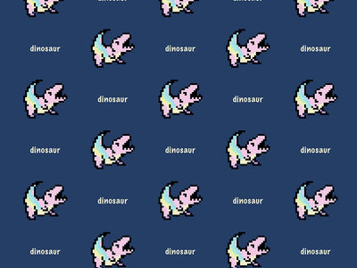 Pixel Rex Dinosaur Vinyl Wrap Pattern~Rwraps Series 914 Digitally Printed Vinyl Wrap~0