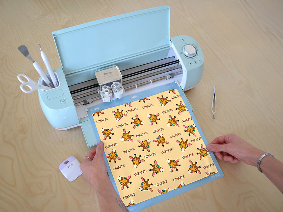 pixel ruminant animal Cricut Compatible Vinyl