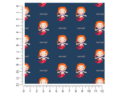 pixel siren fantasy 1ft x 1ft Craft Sheets