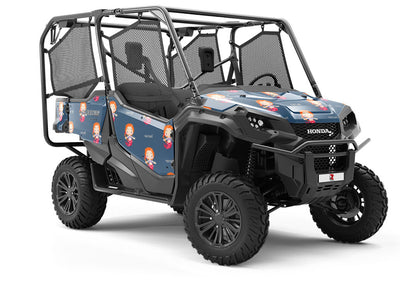 Pixel Siren Fantasy Utility Vehicle Vinyl Wrap