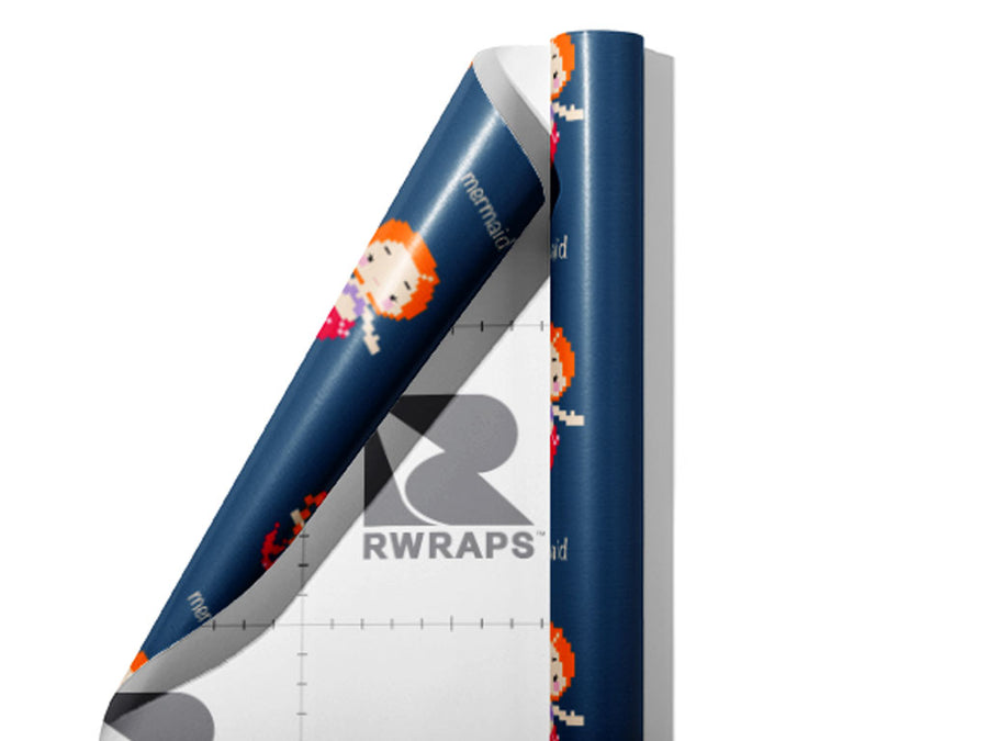 Pixel Siren Fantasy Wrap Film Sheets~Rwraps Series 914 Pixel Siren Fantasy Scrolled Sheet~3