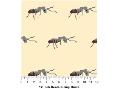 Pixel Soldiers Bug Vinyl Film Pattern Size 12 inch Scale~Rwraps Pixel Soldiers Bug Sizing Chart~2