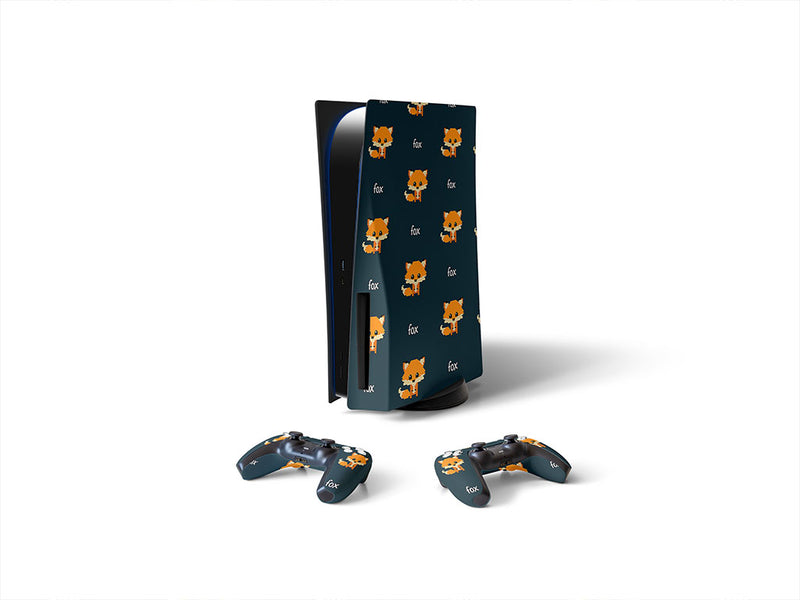 pixel tails animal Sony PS5 DIY Skin